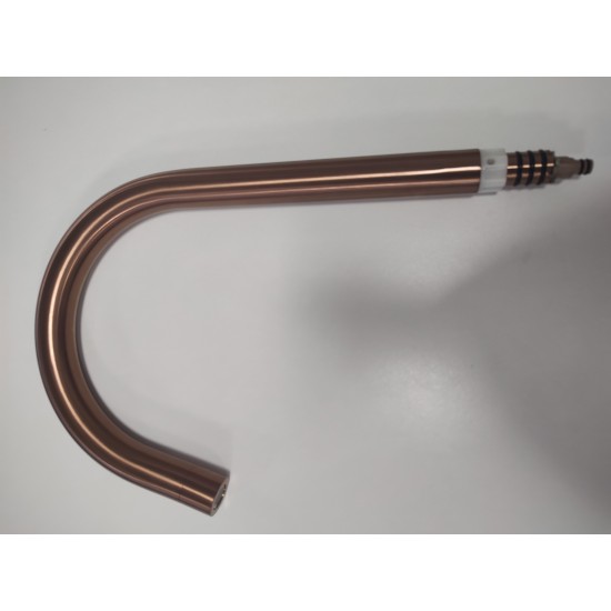 Copper J shaped Spout