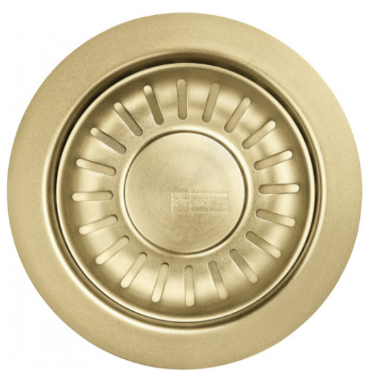 Flange & Basket Strainer - Gold