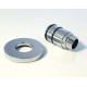 Soap Dispenser Cover Plate & Pump - Chrome