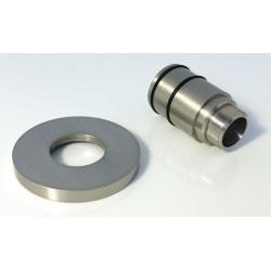 Soap Dispenser Cover Plate & Pump - Silksteel