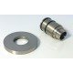 Soap Dispenser Cover Plate & Pump - Silksteel
