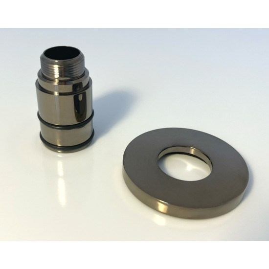 Soap Dispenser Cover Plate & Pump - Smoked Shiny