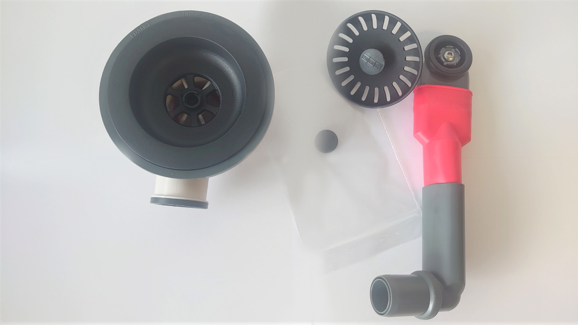 Manual Waste Kit Set 1 Bowl - Matte Black