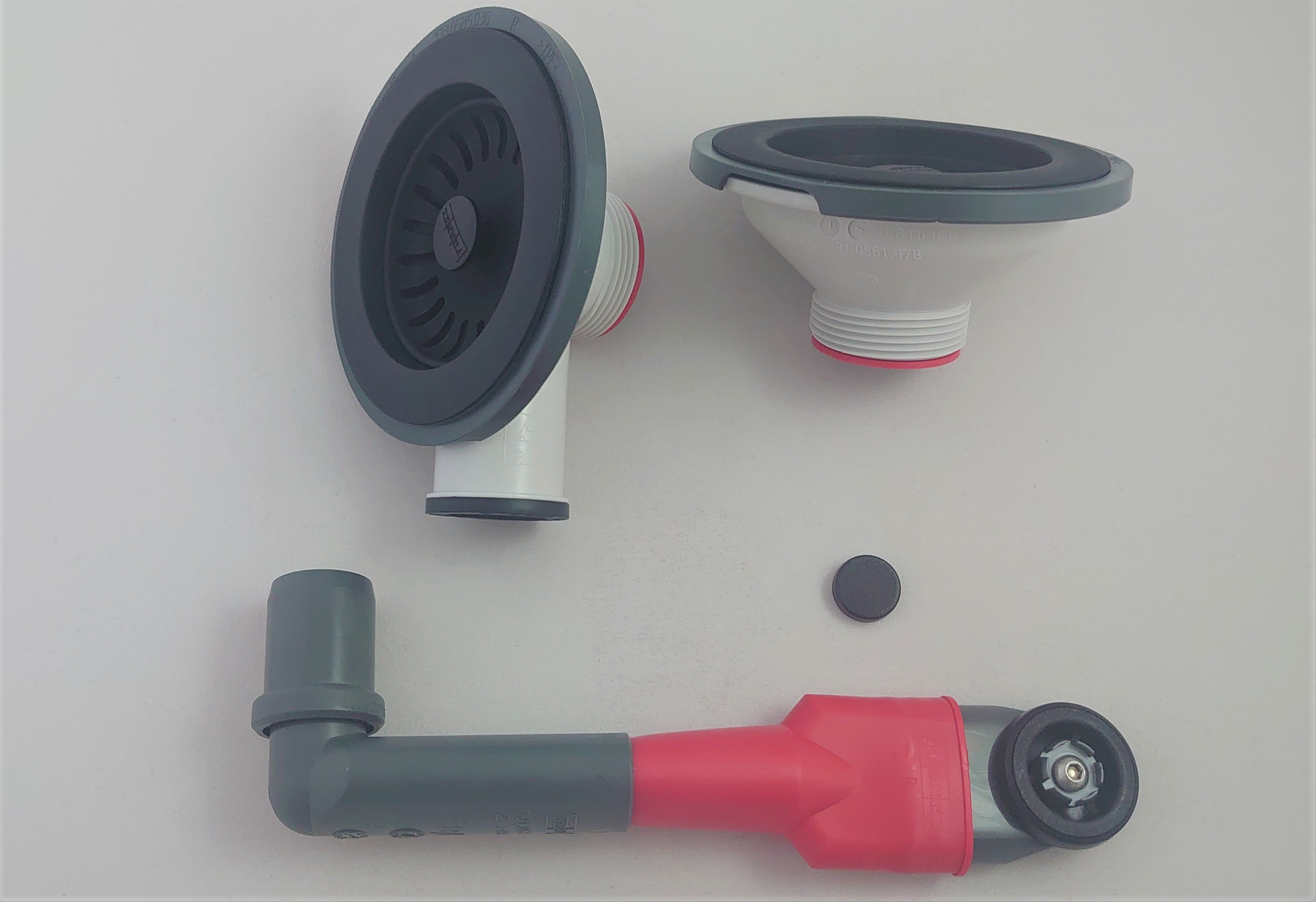Manual Waste Kit Set 2 Bowl - Matte Black