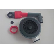 Manual Waste Kit Set 1 Bowl with Tap Spacer - Matte Black
