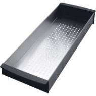 Synthetic Handle Stainless Steel Strainer Bowl - 156x439x54mm