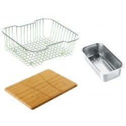 Accessory Pack - (Drainer Basket + Strainer Bowl + Chopping Board)