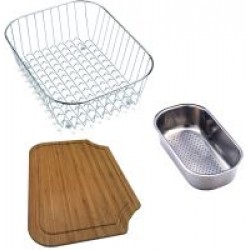 Accessory Pack - (Drainer Basket + Strainer Bowl + Chopping Board)
