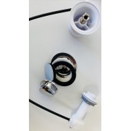 EUX 651 Pop-up Waste Kit (for large bowl without an overflow)